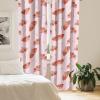 Ambesonne Boho Wings Curtains, Cottagecore Inspired Neutral Butterfly Pattern with Floral Ornaments, Window Treatments 2 Panel Set for Living Room Bedroom, Pair of – 28″ x 84″, Dark Sand Brown Taupe(Rose Cinnamon Pale Coffee)