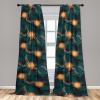 Ambesonne Boho Wings Curtains, Cottagecore Inspired Neutral Butterfly Pattern with Floral Ornaments, Window Treatments 2 Panel Set for Living Room Bedroom, Pair of – 28″ x 84″, Dark Sand Brown Taupe(Teal Marigold Cocoa)