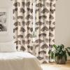Ambesonne Boho Wings Curtains, Cottagecore Inspired Neutral Butterfly Pattern with Floral Ornaments, Window Treatments 2 Panel Set for Living Room Bedroom, Pair of – 28″ x 84″, Dark Sand Brown Taupe(Beige Dark Taupe Ecru)
