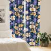 Ambesonne Boho Wings Curtains, Cottagecore Inspired Neutral Butterfly Pattern with Floral Ornaments, Window Treatments 2 Panel Set for Living Room Bedroom, Pair of – 28″ x 84″, Dark Sand Brown Taupe(Blue Violet Mustard)