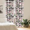 Ambesonne Delicate Roses Curtains, Neutral Vintage Floral Scene with Leafy Ornaments Romantic Print, Window Treatments 2 Panel Set for Living Room Bedroom, Pair of – 28″ x 63″, Pastel Pink Pale Grey(Pale Pink Pale Mustard)