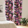 Ambesonne Delicate Roses Curtains, Neutral Vintage Floral Scene with Leafy Ornaments Romantic Print, Window Treatments 2 Panel Set for Living Room Bedroom, Pair of – 28″ x 63″, Pastel Pink Pale Grey(Mustard Pastel Pink)