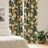 Ambesonne Delicate Roses Curtains, Neutral Vintage Floral Scene with Leafy Ornaments Romantic Print, Window Treatments 2 Panel Set for Living Room Bedroom, Pair of – 28″ x 63″, Pastel Pink Pale Grey(Pale Earth Yellow Cream)