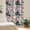 Ambesonne Delicate Roses Curtains, Neutral Vintage Floral Scene with Leafy Ornaments Romantic Print, Window Treatments 2 Panel Set for Living Room Bedroom, Pair of – 28″ x 63″, Pastel Pink Pale Grey(Pale Pink Pastel Pink)