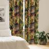 Ambesonne Delicate Roses Curtains, Neutral Vintage Floral Scene with Leafy Ornaments Romantic Print, Window Treatments 2 Panel Set for Living Room Bedroom, Pair of – 28″ x 63″, Pastel Pink Pale Grey(Vermilion Lime Green)