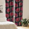 Ambesonne Delicate Roses Curtains, Neutral Vintage Floral Scene with Leafy Ornaments Romantic Print, Window Treatments 2 Panel Set for Living Room Bedroom, Pair of – 28″ x 63″, Pastel Pink Pale Grey(Raspberry Fern Green)