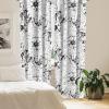 Ambesonne Delicate Roses Curtains, Neutral Vintage Floral Scene with Leafy Ornaments Romantic Print, Window Treatments 2 Panel Set for Living Room Bedroom, Pair of – 28″ x 63″, Pastel Pink Pale Grey(Charcoal Grey White)