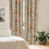 Ambesonne Delicate Roses Curtains, Retro Themed Garden Scene Flowers Vintage with Neutral Colors, Window Treatments 2 Panel Set for Living Room Bedroom, Pair of – 28″ x 63″, Pale Peach Pale Grey Dust(Dark Orange Pale Green)