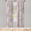 Ambesonne Delicate Roses Curtains, Retro Themed Garden Scene Flowers Vintage with Neutral Colors, Window Treatments 2 Panel Set for Living Room Bedroom, Pair of – 28″ x 63″, Pale Peach Pale Grey Dust(Pale Rose Dark Mauve)