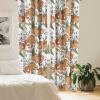 Ambesonne Delicate Roses Curtains, Retro Themed Garden Scene Flowers Vintage with Neutral Colors, Window Treatments 2 Panel Set for Living Room Bedroom, Pair of – 28″ x 63″, Pale Peach Pale Grey Dust(Dark Salmon Peacock Green)