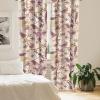 Ambesonne Delicate Roses Curtains, Retro Themed Garden Scene Flowers Vintage with Neutral Colors, Window Treatments 2 Panel Set for Living Room Bedroom, Pair of – 28″ x 63″, Pale Peach Pale Grey Dust(Dried Rose Pale Peach)
