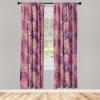 Ambesonne Delicate Roses Curtains, Retro Themed Garden Scene Flowers Vintage with Neutral Colors, Window Treatments 2 Panel Set for Living Room Bedroom, Pair of – 28″ x 63″, Pale Peach Pale Grey Dust(Magenta Pale Lilac Indigo)