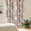 Ambesonne Delicate Roses Curtains, Retro Themed Garden Scene Flowers Vintage with Neutral Colors, Window Treatments 2 Panel Set for Living Room Bedroom, Pair of – 28″ x 63″, Pale Peach Pale Grey Dust(Burnt Orange Paprika Ecru)