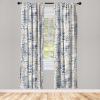 Ambesonne Delicate Roses Curtains, Retro Themed Garden Scene Flowers Vintage with Neutral Colors, Window Treatments 2 Panel Set for Living Room Bedroom, Pair of – 28″ x 63″, Pale Peach Pale Grey Dust(Dark Ceil Blue Brown)