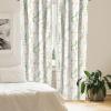 Ambesonne Delicate Roses Curtains, Retro Themed Garden Scene Flowers Vintage with Neutral Colors, Window Treatments 2 Panel Set for Living Room Bedroom, Pair of – 28″ x 63″, Pale Peach Pale Grey Dust(Olive Green Blush Dusk)