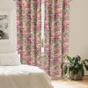 Ambesonne Delicate Roses Curtains, Retro Themed Garden Scene Flowers Vintage with Neutral Colors, Window Treatments 2 Panel Set for Living Room Bedroom, Pair of – 28″ x 63″, Pale Peach Pale Grey Dust(Warm Taupe Pastel Pink)