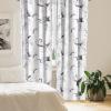 Ambesonne Delicate Roses Curtains, Retro Themed Garden Scene Flowers Vintage with Neutral Colors, Window Treatments 2 Panel Set for Living Room Bedroom, Pair of – 28″ x 63″, Pale Peach Pale Grey Dust(Pale Eggplant White)