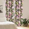 Ambesonne Floral Curtains, Fashion Design Garden Artwork of Repetitive Red Peony Flowers Neutral, Window Treatments 2 Panel Set for Living Room Bedroom, Pair of – 28″ x 84″, Dark Coral Pale Caramel(Avocado Green and Pastel Pink)