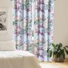 Ambesonne Floral Curtains, Fashion Design Garden Artwork of Repetitive Red Peony Flowers Neutral, Window Treatments 2 Panel Set for Living Room Bedroom, Pair of – 28″ x 84″, Dark Coral Pale Caramel(Fern Green Pale Rust)
