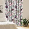 Ambesonne Floral Curtains, Fashion Design Garden Artwork of Repetitive Red Peony Flowers Neutral, Window Treatments 2 Panel Set for Living Room Bedroom, Pair of – 28″ x 84″, Dark Coral Pale Caramel(Rose Dried Rose Dust)