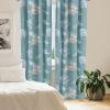 Ambesonne Floral Curtains, Neutral Colors Delicate Blooming Flowers Pattern Dreamy Blush Tone Art, Window Treatments 2 Panel Set for Living Room Bedroom, Pair of – 28″ x 63″, Hot Pink Charcoal Grey(Petrol Blue Pale Seafoam)