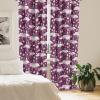 Ambesonne Floral Curtains, Neutral Colors Delicate Blooming Flowers Pattern Dreamy Blush Tone Art, Window Treatments 2 Panel Set for Living Room Bedroom, Pair of – 28″ x 63″, Hot Pink Charcoal Grey(Sea Blue and Pastel Pink)