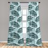 Ambesonne Floral Curtains, Neutral Colors Delicate Blooming Flowers Pattern Dreamy Blush Tone Art, Window Treatments 2 Panel Set for Living Room Bedroom, Pair of – 28″ x 63″, Hot Pink Charcoal Grey(Petrol Blue Teal and White)