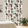 Ambesonne Floral Design Curtains, Traditional Damask Flower Pattern Geometric Neutral Boho Artwork, Window Treatments 2 Panel Set for Living Room Bedroom, Pair of – 28″ x 95″, Cobalt Blue and White(Teal Dark Pink Cream)