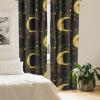 Ambesonne Floral Design Curtains, Traditional Damask Flower Pattern Geometric Neutral Boho Artwork, Window Treatments 2 Panel Set for Living Room Bedroom, Pair of – 28″ x 95″, Cobalt Blue and White(Pale Earth Yellow Mustard)