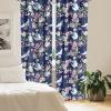 Ambesonne Floral Design Curtains, Tropical Themed Neutral Colors Boho Flowers Vintage with Leafy Art, Window Treatments 2 Panel Set for Living Room Bedroom, Pair of – 28″ x 63″, Dark Coral Pale Grey(Dark Coral and Petrol Blue)