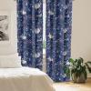 Ambesonne Floral Design Curtains, Tropical Themed Neutral Colors Boho Flowers Vintage with Leafy Art, Window Treatments 2 Panel Set for Living Room Bedroom, Pair of – 28″ x 63″, Dark Coral Pale Grey(Dark Lavender and Olive Green)