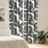 Ambesonne Floral Design Curtains, Tropical Themed Neutral Colors Boho Flowers Vintage with Leafy Art, Window Treatments 2 Panel Set for Living Room Bedroom, Pair of – 28″ x 63″, Dark Coral Pale Grey(Dimgray Coconut)