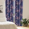 Ambesonne Floral Design Curtains, Tropical Themed Neutral Colors Boho Flowers Vintage with Leafy Art, Window Treatments 2 Panel Set for Living Room Bedroom, Pair of – 28″ x 63″, Dark Coral Pale Grey(Quartz Pastel Pink)