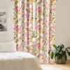 Ambesonne Gothic Wings Curtains, Outline Style Illustrated Wild Nature Moth Pattern Neutral Colors, Window Treatments 2 Panel Set for Living Room Bedroom, Pair of – 28″ x 63″, Charcoal Grey Sea Blue(Pastel Pink and Slate Brown)