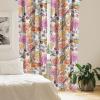 Ambesonne Gothic Wings Curtains, Outline Style Illustrated Wild Nature Moth Pattern Neutral Colors, Window Treatments 2 Panel Set for Living Room Bedroom, Pair of – 28″ x 63″, Charcoal Grey Sea Blue(Sand Brown and Grey Pink)