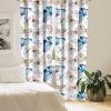 Ambesonne Gothic Wings Curtains, Outline Style Illustrated Wild Nature Moth Pattern Neutral Colors, Window Treatments 2 Panel Set for Living Room Bedroom, Pair of – 28″ x 63″, Charcoal Grey Sea Blue(White Pale Camel Sky Blue)