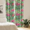 Ambesonne Gothic Wings Curtains, Outline Style Illustrated Wild Nature Moth Pattern Neutral Colors, Window Treatments 2 Panel Set for Living Room Bedroom, Pair of – 28″ x 63″, Charcoal Grey Sea Blue(Dark Coral and Peacock Green)