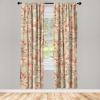 Ambesonne Gothic Wings Curtains, Outline Style Illustrated Wild Nature Moth Pattern Neutral Colors, Window Treatments 2 Panel Set for Living Room Bedroom, Pair of – 28″ x 63″, Charcoal Grey Sea Blue(Salmon Pastel Brown and Tan)