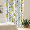 Ambesonne Hibiscus Curtains, Watercolor Silhouettes of Tropical Floral with Neutral Colors Boho Art, Window Treatments 2 Panel Set for Living Room Bedroom, Pair of – 28″ x 63″, Dark Coral Coral White(Mustard Peacock Green)