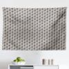 Ambesonne Houndstooth Tapestry, Neutral Colored Grayscale Pastel Toned Motives Continuous Pattern Art, Fabric Wall Hanging Decor for Bedroom Living Room Dorm, 45″ X 30″, Dust and Purpleblue(Dust and Purpleblue)