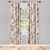 Ambesonne Poppy Curtains, Vintage Composition of Neutral Flowers Greenish Peduncles Romantic Vibes Art, Window Treatments 2 Panel Set for Living Room Bedroom, Pair of – 28″ x 63″, Blush Yellow Green(Pale Purple and Sky Blue)