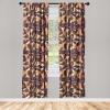 Ambesonne Poppy Curtains, Vintage Composition of Neutral Flowers Greenish Peduncles Romantic Vibes Art, Window Treatments 2 Panel Set for Living Room Bedroom, Pair of – 28″ x 63″, Blush Yellow Green(Marigold Dried Rose Cream)