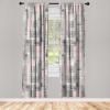 Ambesonne Poppy Curtains, Vintage Composition of Neutral Flowers Greenish Peduncles Romantic Vibes Art, Window Treatments 2 Panel Set for Living Room Bedroom, Pair of – 28″ x 63″, Blush Yellow Green(Soft Pink Blue Grey)