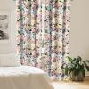 Ambesonne Poppy Curtains, Vintage Composition of Neutral Flowers Greenish Peduncles Romantic Vibes Art, Window Treatments 2 Panel Set for Living Room Bedroom, Pair of – 28″ x 63″, Blush Yellow Green(Petrol Blue Pale Yellow)