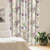 Ambesonne Poppy Curtains, Vintage Composition of Neutral Flowers Greenish Peduncles Romantic Vibes Art, Window Treatments 2 Panel Set for Living Room Bedroom, Pair of – 28″ x 63″, Blush Yellow Green(Eggshell Dried Rose)