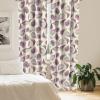 Ambesonne Poppy Curtains, Vintage Composition of Neutral Flowers Greenish Peduncles Romantic Vibes Art, Window Treatments 2 Panel Set for Living Room Bedroom, Pair of – 28″ x 63″, Blush Yellow Green(Eggshell Pale Purple)