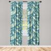 Ambesonne Retro Curtains, Sketch Style Continuous Neutral Colors Floral Motifs Lines Dreamy Artwork, Window Treatments 2 Panel Set for Living Room Bedroom, Pair of – 28″ x 63″, Soft Pink Pale Purple(Pistachio Green and Dark Teal)