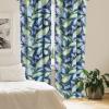 Ambesonne Retro Curtains, Sketch Style Continuous Neutral Colors Floral Motifs Lines Dreamy Artwork, Window Treatments 2 Panel Set for Living Room Bedroom, Pair of – 28″ x 63″, Soft Pink Pale Purple(Navy Blue Lavender and Green)