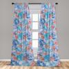 Ambesonne Retro Curtains, Sketch Style Continuous Neutral Colors Floral Motifs Lines Dreamy Artwork, Window Treatments 2 Panel Set for Living Room Bedroom, Pair of – 28″ x 63″, Soft Pink Pale Purple(Pale Sky Blue Blush)