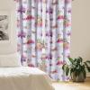 Ambesonne Retro Curtains, Sketch Style Continuous Neutral Colors Floral Motifs Lines Dreamy Artwork, Window Treatments 2 Panel Set for Living Room Bedroom, Pair of – 28″ x 63″, Soft Pink Pale Purple(Sand Brown Sea Green)